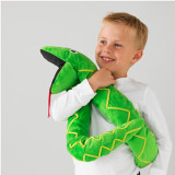 宜家正品代购瓦滕克创意木偶毛绒玩具蛇婴儿儿童玩具毛绒抱枕玩伴