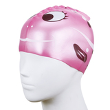 英发硅胶泳帽 卡通造型印花儿童游泳帽 安全无毒防水保护宝贝头发