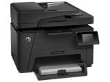 惠普HP M176n彩色激光一体机打印机网络扫描复印 LaserJet Pro