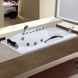 沃特玛 嵌入式冲浪按摩浴缸1.5米1.7米 亚克力恒温加热浴缸浴盆