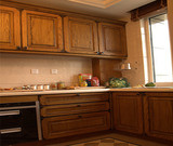 定制 宜家同款 实木 厨房整体橱柜 地柜 吊柜 台面 门板 欧式家具