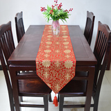 中式桌旗床旗装饰布多色红色富贵花厂家直销多款热销量大可定制