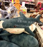 ★果果木熊★重庆宜家居代购IKEA布罗艾鲨鱼毛绒玩具儿童节礼物