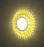 LED3W水晶射灯过道灯 一体化2.5寸天花灯筒灯猫眼牛眼灯背景灯