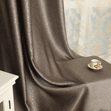 加厚隔热全遮光窗帘布料高档工程布卧室成品定制欧式纯色特价批发