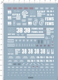 现货 62650 MG C3 FA 78 1 Full Armour 重装巨盾 模型敢达水贴纸