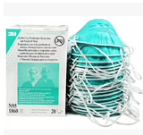 正品3M1860专业医用高效防护口罩 防肺结核病 H7N9病毒N95级口罩