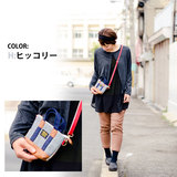 日本原单斜挎手提2用包迷你包 防水触屏手机包 旅行随身包亲子包