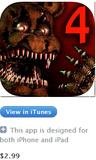 Five Nights at Freddys 4苹果iPad iPhone正版软件游戏