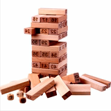 积木益智力儿童玩具成人桌面游戏实木叠叠乐数字叠叠高层层叠抽