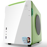 ICE甲壳虫机箱 mini机箱台式电脑小机箱带USB3.0机箱大电源时尚绿