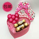 包邮 正品进口费列罗榛果巧克力6粒礼盒装 香皂玫瑰花6朵朋友生日