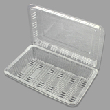 寿司盒子透明一次性饭盒10个 打包盒带盖便当盒 食品盒子塑料快餐