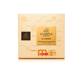 申通包邮香港比利时高迪瓦Godiva歌帝梵85%黑巧克力礼盒16片装