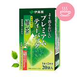 日本直邮代购 伊藤园顶级抹茶入绿茶立体三角茶包20包 冷热冲