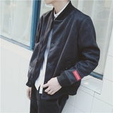 韩版春季青年男士外套男装日系薄修身夹克上衣学生棒球服青少年潮