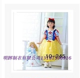 纯棉星梦白雪公主裙民族摄影礼服装女儿童表演出迪士尼特价蓬蓬裙