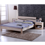 特价纯实木床1.5简易小户型单人床1.2松木床组装儿童床双人床1.8