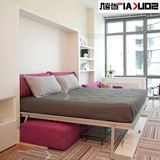 壁床隐形床节省空间家具午休床多功能沙发折叠翻床创意组合家具