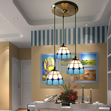 欧式地中海餐厅灯三头吊灯个性吧台灯 饭厅灯具厨房餐桌灯饰 LED