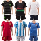 西班牙意大利英格荷兰葡萄牙巴西德美法国家队球衣儿童足球服队服