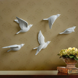 简约现代创意立体小鸟壁饰墙贴家居客厅背景墙面装饰品挂件墙饰