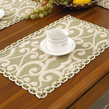 高档欧式棉线手织布艺餐垫纯棉田园桌垫隔热垫防滑餐桌盘碗垫子
