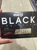 日本直购 原装Meiji明治black钢琴至尊醇苦黑巧克力 28枚