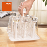 创意塑料沥水杯架  水杯挂架 玻璃杯子架厨房置物架茶杯架 沥水盘