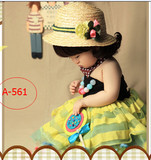 儿童摄影服装新款百天周岁女宝宝服饰批发影楼儿童摄影服装A-561