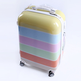 骏仕拉杆箱20寸韩版个性学生行李箱女万向轮旅行箱24寸卡通硬箱