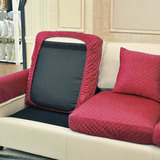 新品紧包沙发套布艺座垫套四季定做简约现代沙发笠防滑坐垫套红色