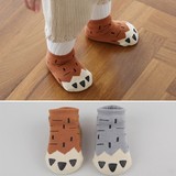 脚爪毛圈袜 韩国新款超厚冬季儿童袜婴儿宝宝双面点胶防滑袜子
