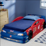美国STEP2原装进口塑料婴儿床二合一赛车床汽车造型儿童床
