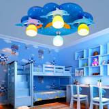儿童房吸顶灯男女孩房间灯温馨创意护眼LED海豚宝宝卧室乐园灯具