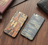 欧美木纹iphone6手机壳硅胶苹果6 plus软壳超薄全包浮雕复古5s潮