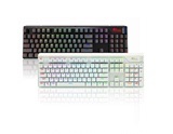 RK RG928 RGB彩虹背光104全无冲专业 游戏机械键盘黑轴/青 单点亮