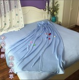 外贸原单凉感床单出口日本针织冷感褥子单单双人夏凉盖毯子1.5米