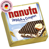 现货德国费列罗hanuta金莎牛奶榛子夹心巧克力威化饼干 单块