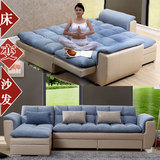 可以拆洗折叠沙发床多功能组合沙发中小户型客厅储物布艺沙发床