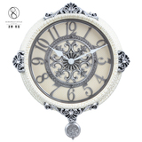 圣博美范包邮20英寸豪华欧式客厅装饰挂钟现代简约创意个性钟表