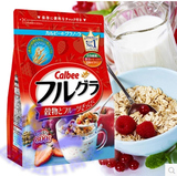 日本进口Calbee麦片卡乐比水果颗粒果仁谷物儿童早餐卡乐b麦片800
