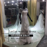 2015年新款婚纱设计  新娘主婚纱设计 一件两穿款式 高级量身定做
