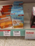 英国代购直邮DDrops婴儿维生素D3预防佝偻滴剂60滴促进钙吸收现货