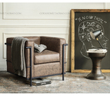 美式复古LOFT工业风格欧式简约铁艺沙发组合布艺宜家现代家具客厅