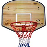 少年强 成人挂式篮球架篮球板 木质篮板铁篮框直径45cm可用标准球