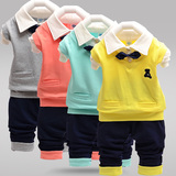 童装男童春款套装婴幼儿2016新款韩版男宝宝长袖长裤两件套0-4岁