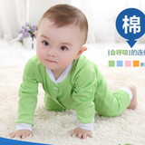 婴儿童装连体衣服宝宝4长袖5睡衣3-6个月7男8哈衣9春装0-1岁