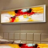 卧室抽象装饰画客厅工装背景墙艺术线条油画床头欧式壁画挂画墙画
