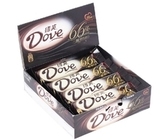 【正品特价包邮】 德芙66%醇黑巧克力Dove纯黑巧克力43g*12条